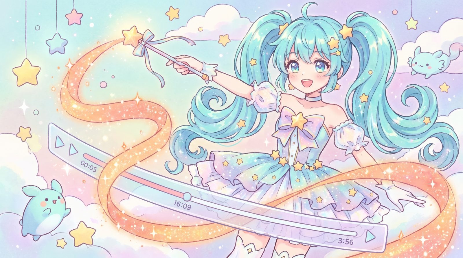 看片 动漫封面：VTuber 动漫剪辑｜看片教你做治愈系短动漫
